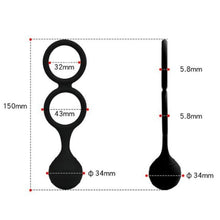 Load image into Gallery viewer, Ergonomic Silicone Penis Ring Trainer BDSM
