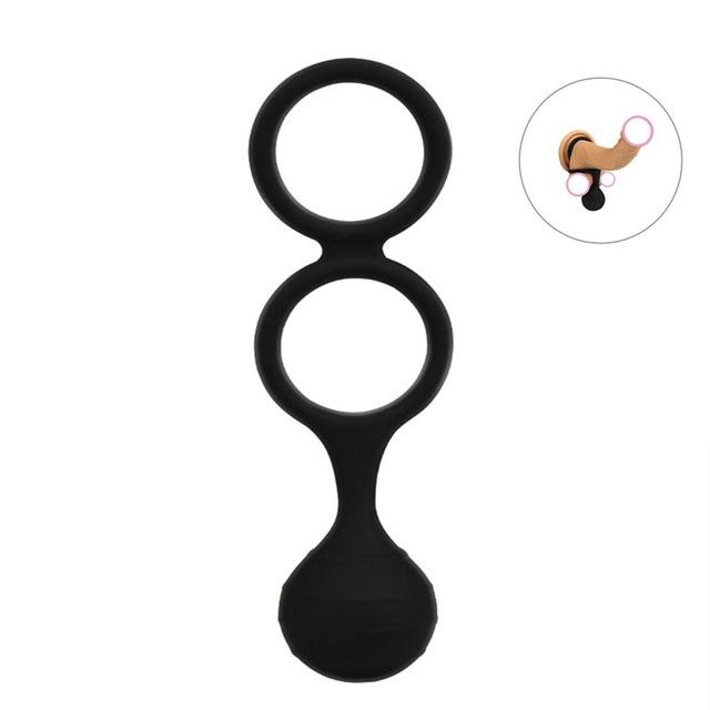 Ergonomic Silicone Penis Ring Trainer BDSM, gallery view 2