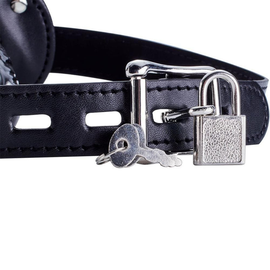 Oral Stuffing Lockable Cock Gag BDSM, gallery view 5