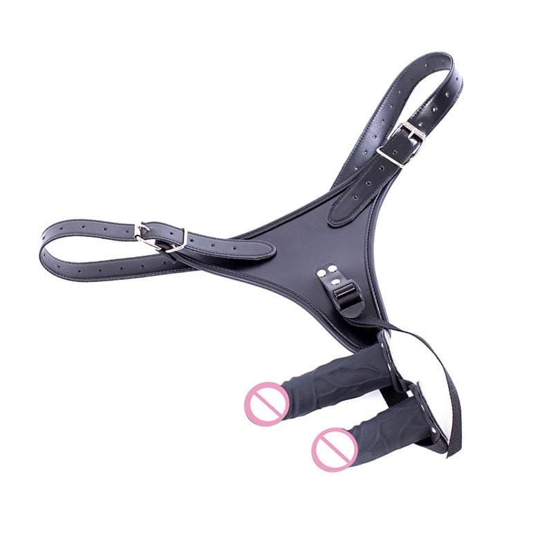Stuffing Torture Double Ended Strap On BDSM product view