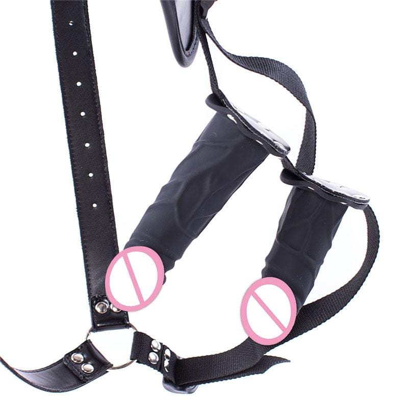 Stuffing Torture Double Ended Strap On BDSM, gallery view 2