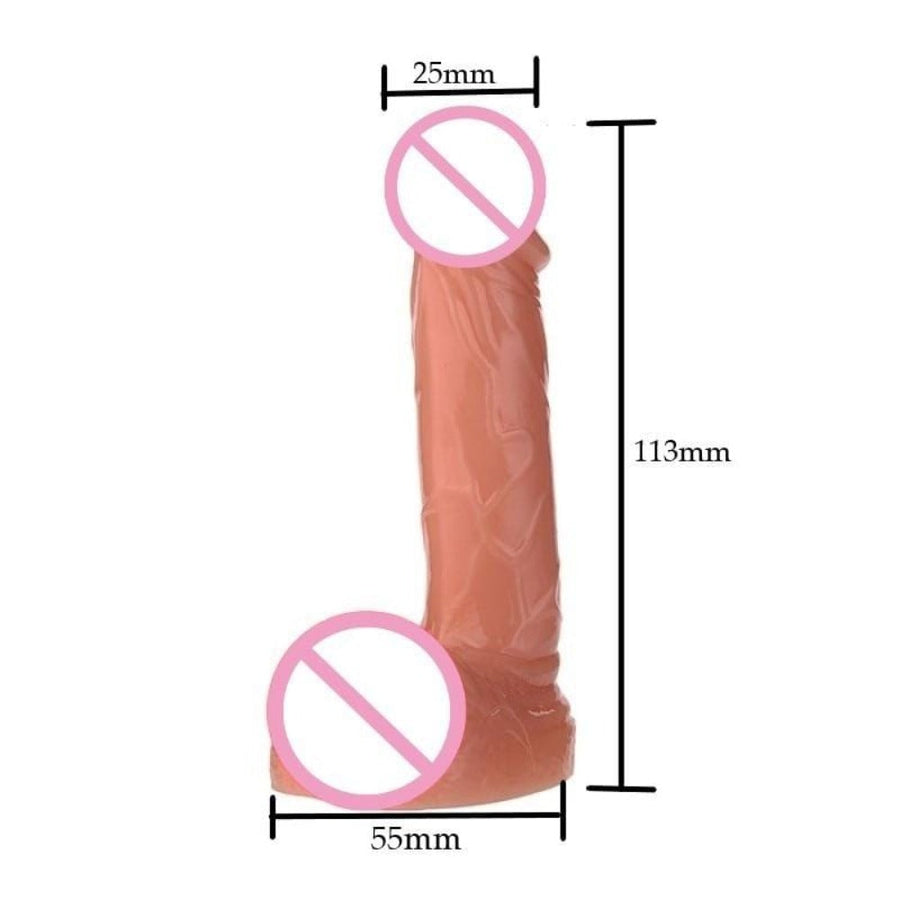 BDSM Small Colored Jelly Really Cheap Dildos With Suction Cup, gallery view 7