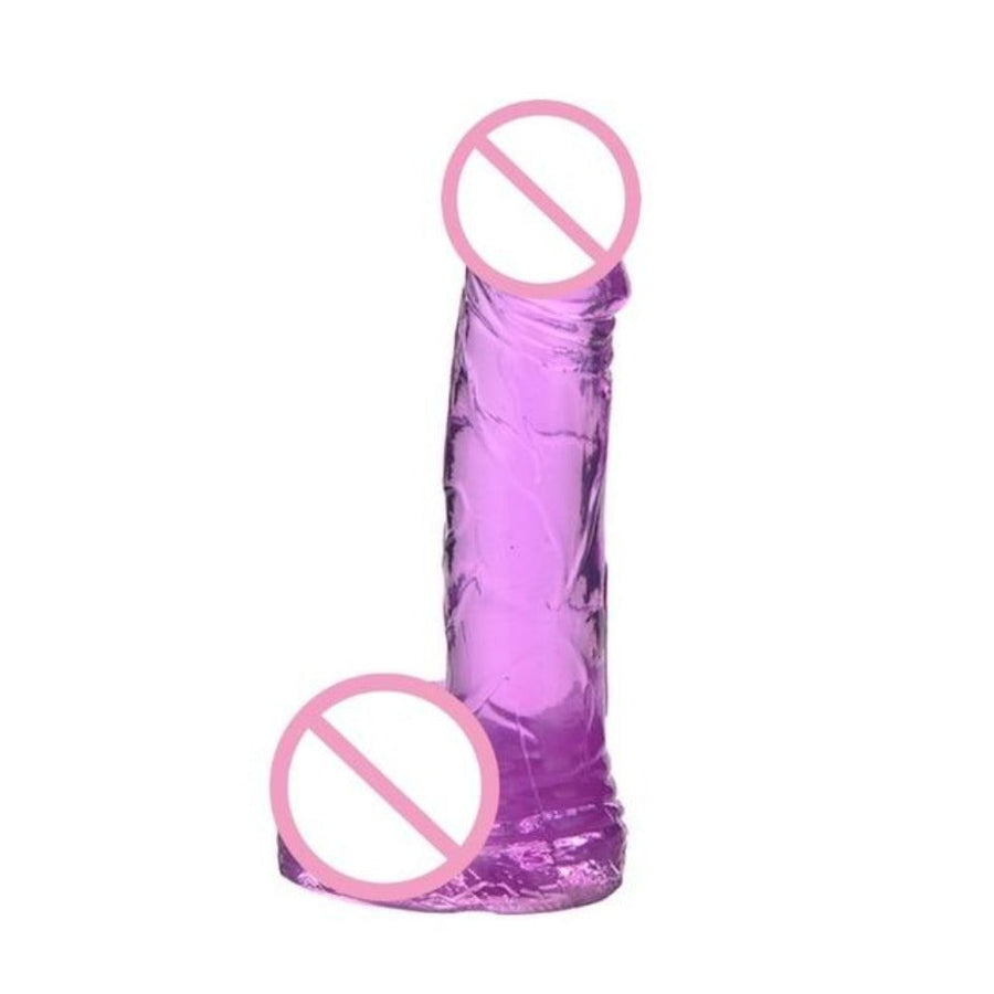 BDSM Small Colored Jelly Really Cheap Dildos With Suction Cup, gallery view 4
