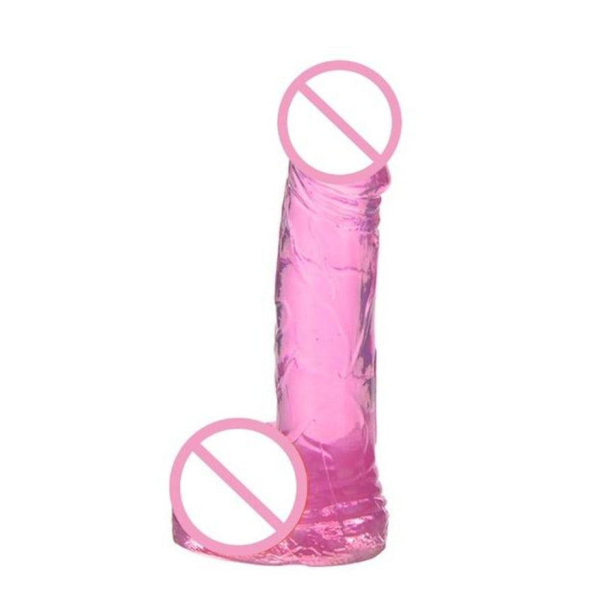 BDSM Small Colored Jelly Really Cheap Dildos With Suction Cup, gallery view 3