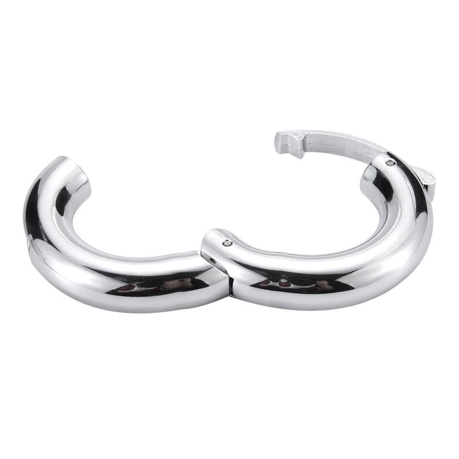Adjustable Rounded Metal Cock Ring BDSM, gallery view 3