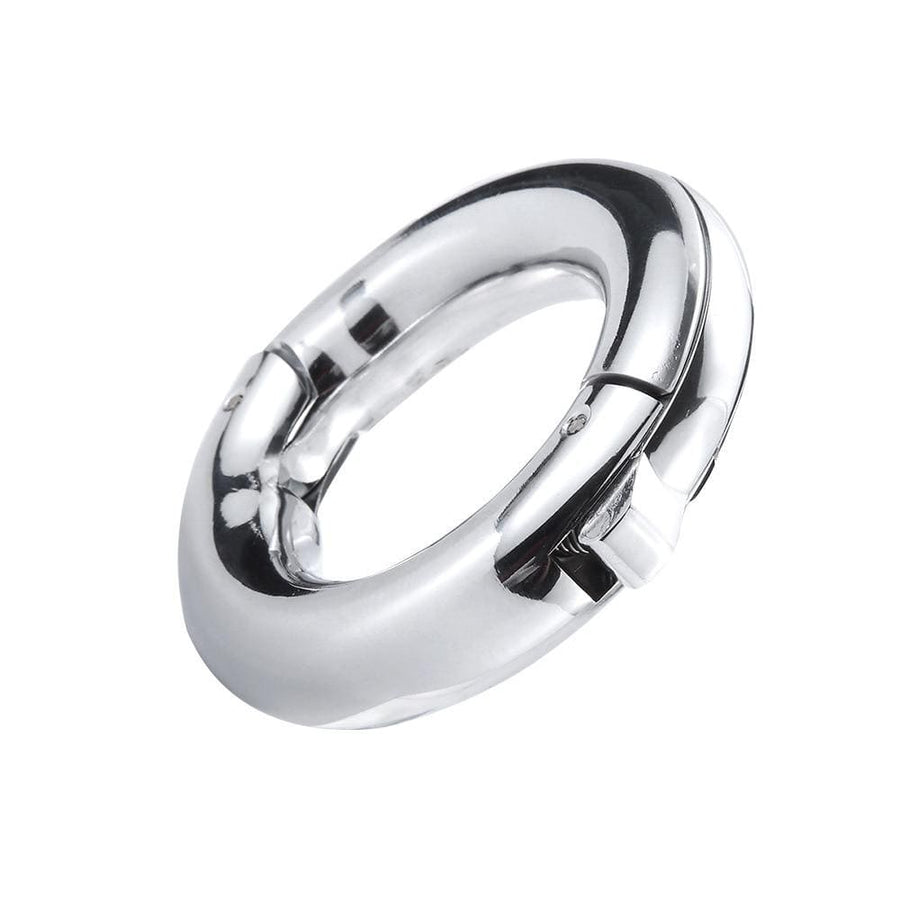 Adjustable Rounded Metal Cock Ring BDSM, gallery view 5