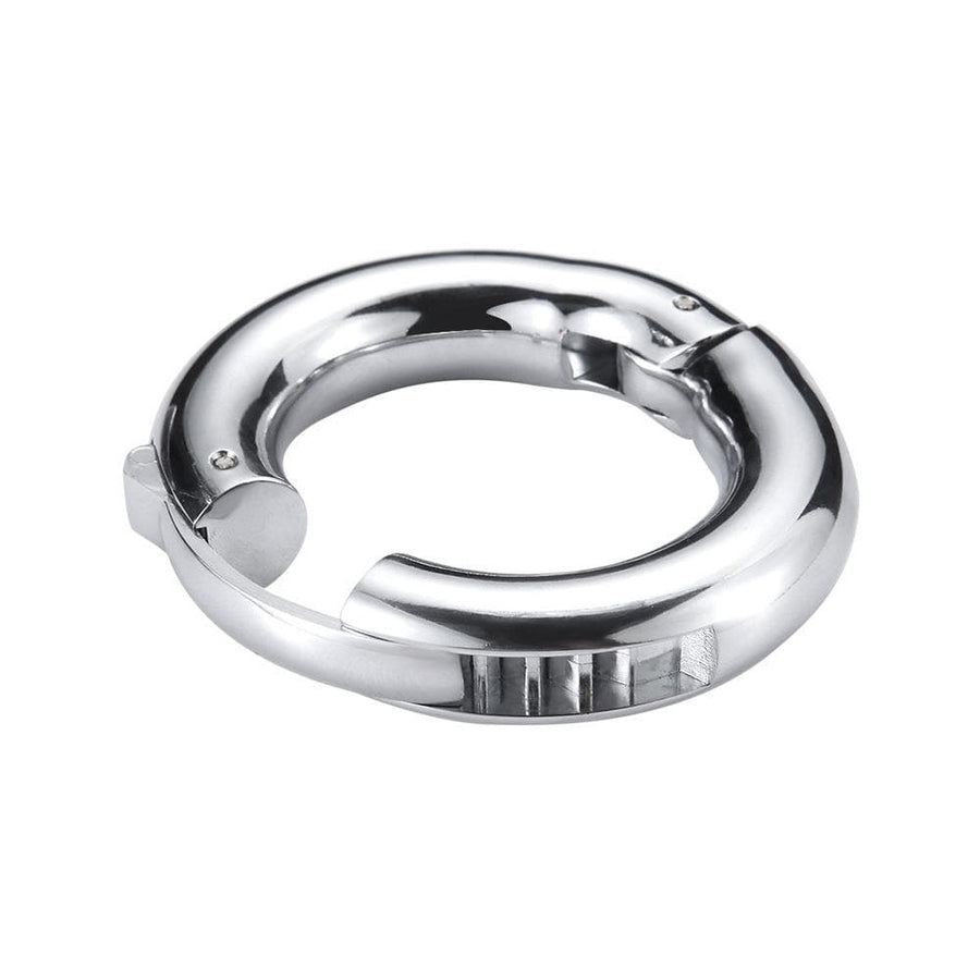 Adjustable Rounded Metal Cock Ring BDSM, gallery view 4