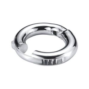 Adjustable Rounded Metal Cock Ring BDSM