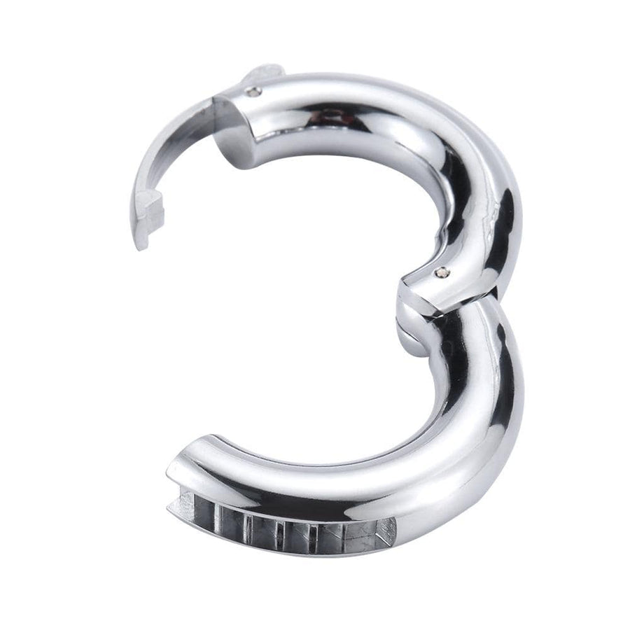 Adjustable Rounded Metal Cock Ring BDSM, gallery view 2