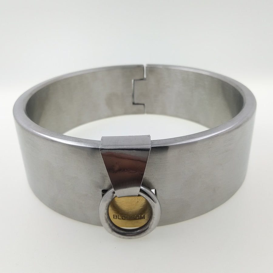 Submissive Slave Collar with Padlock, gallery view 4