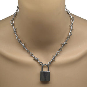 BDSM Spiked Collar Submissive Wire Necklace