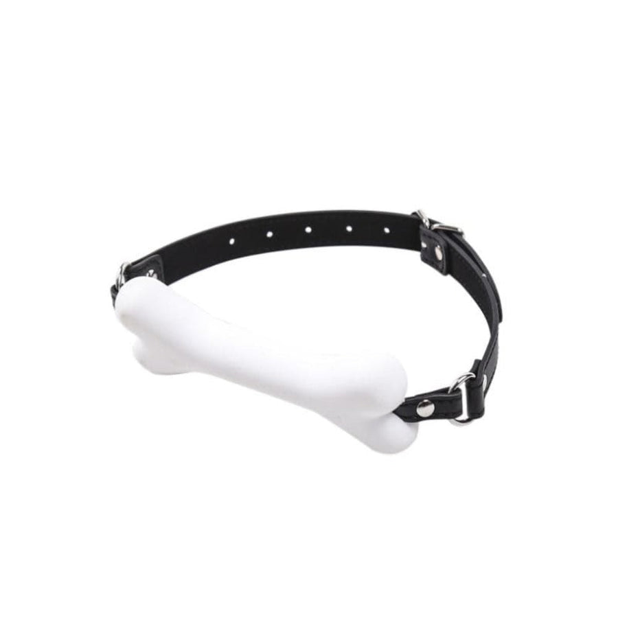 Pet-Friendly White Bone Gag BDSM product view