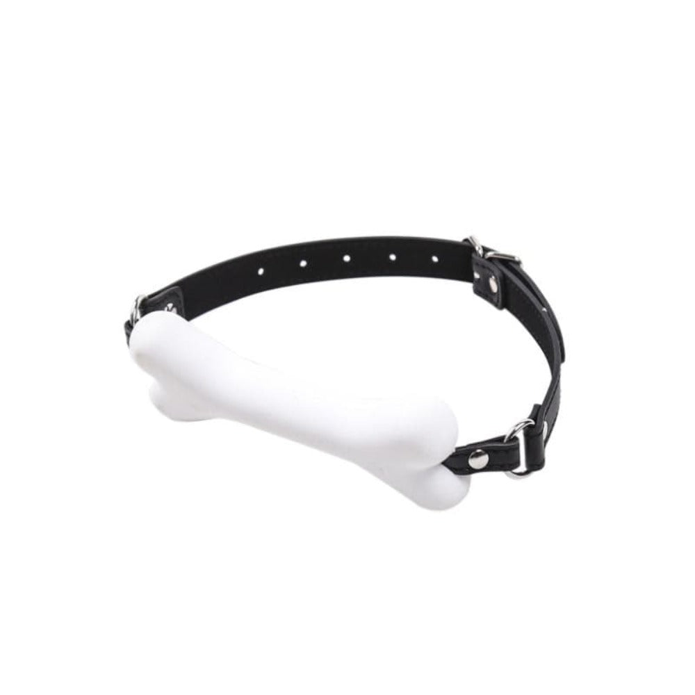 Pet-Friendly White Bone Gag BDSM