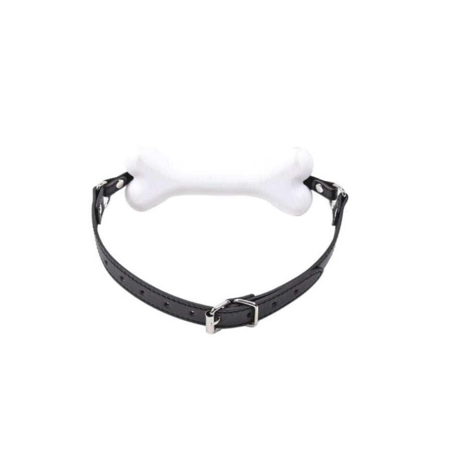 Pet-Friendly White Bone Gag BDSM, gallery view 4