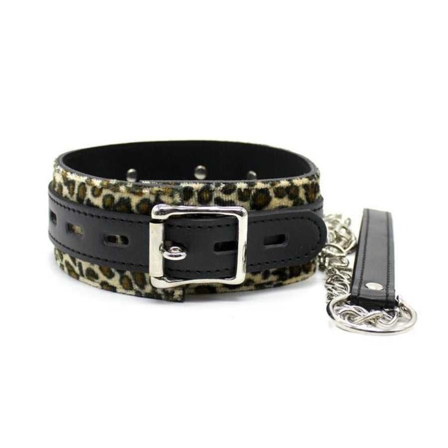 Leopard Print Kitten Play Collar product view