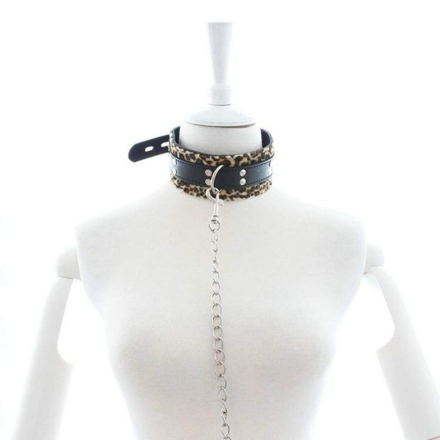 Leopard Print Kitten Play Collar, gallery view 2