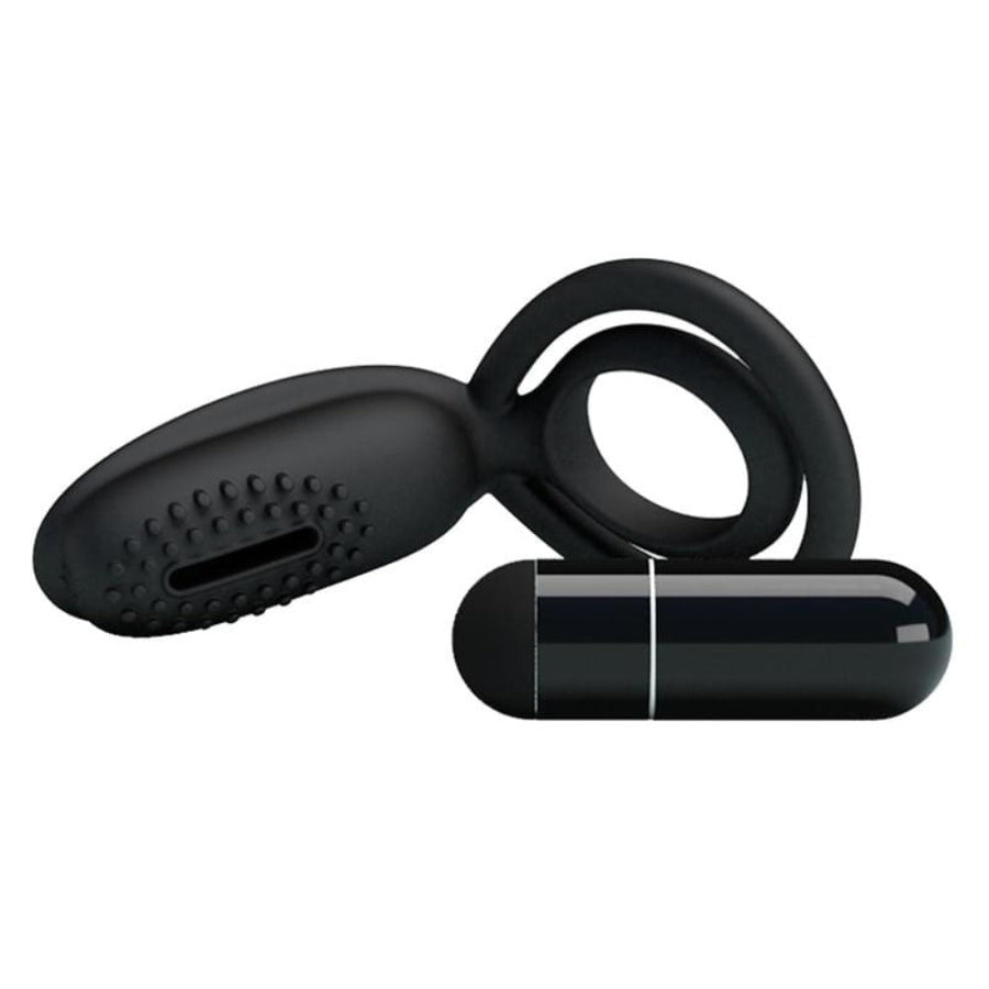 Clit-Friendly Silicone Cock and Ball Ring BDSM, gallery view 5