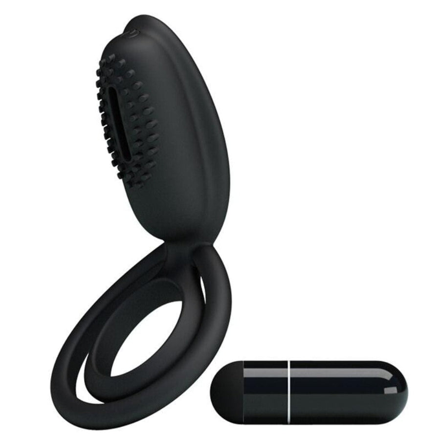 Clit-Friendly Silicone Cock and Ball Ring BDSM product view