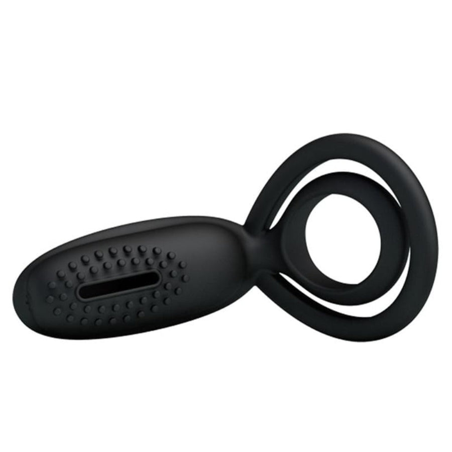 Clit-Friendly Silicone Cock and Ball Ring BDSM, gallery view 4