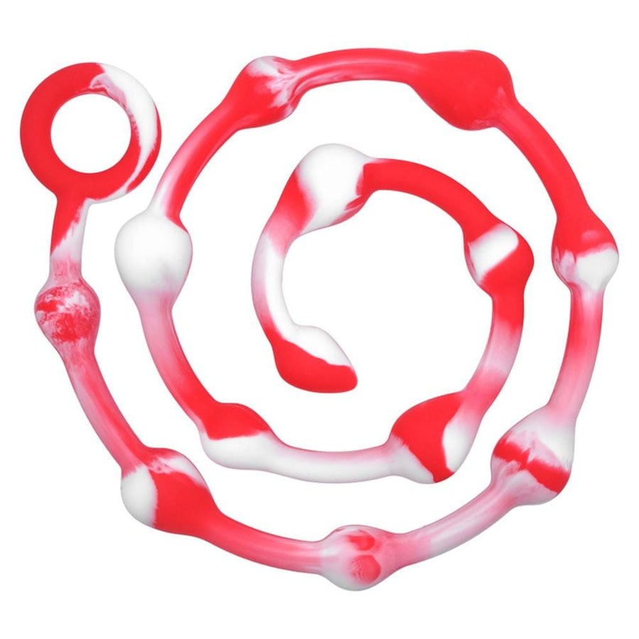 Super Long Marble-colored Anal Beads product view