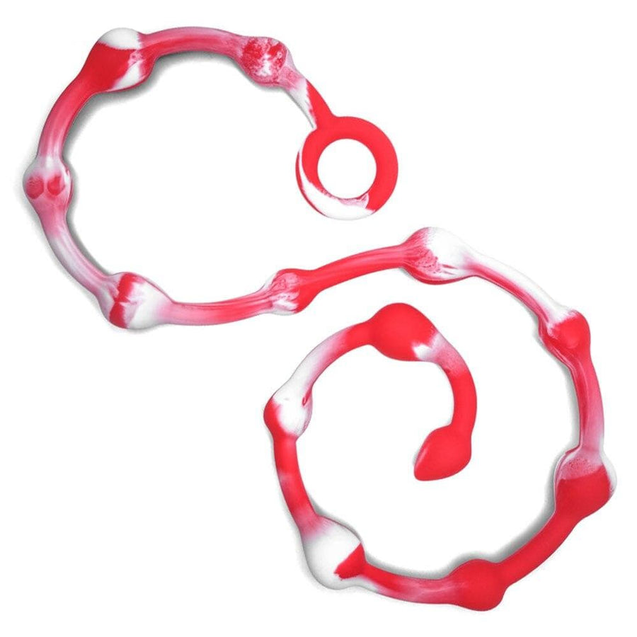 Super Long Marble-colored Anal Beads, gallery view 3