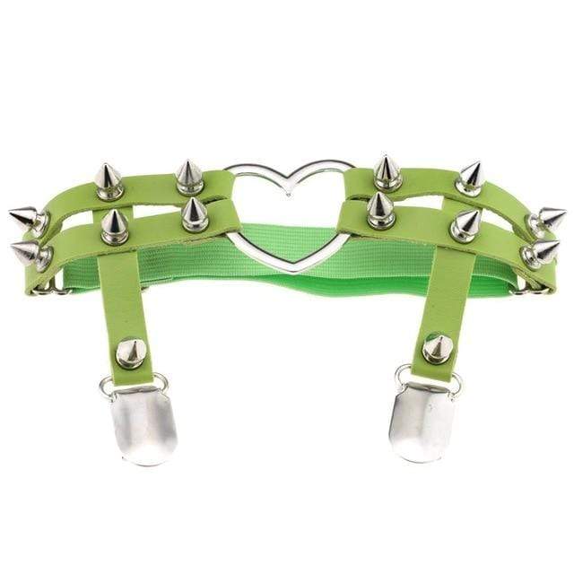 Women's Studded Bondage Garter Belt, gallery view 12