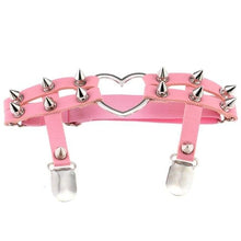 Load image into Gallery viewer, Female Studded Bondage Garter Belt
