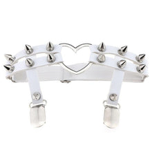 Load image into Gallery viewer, Female Studded Bondage Garter Belt
