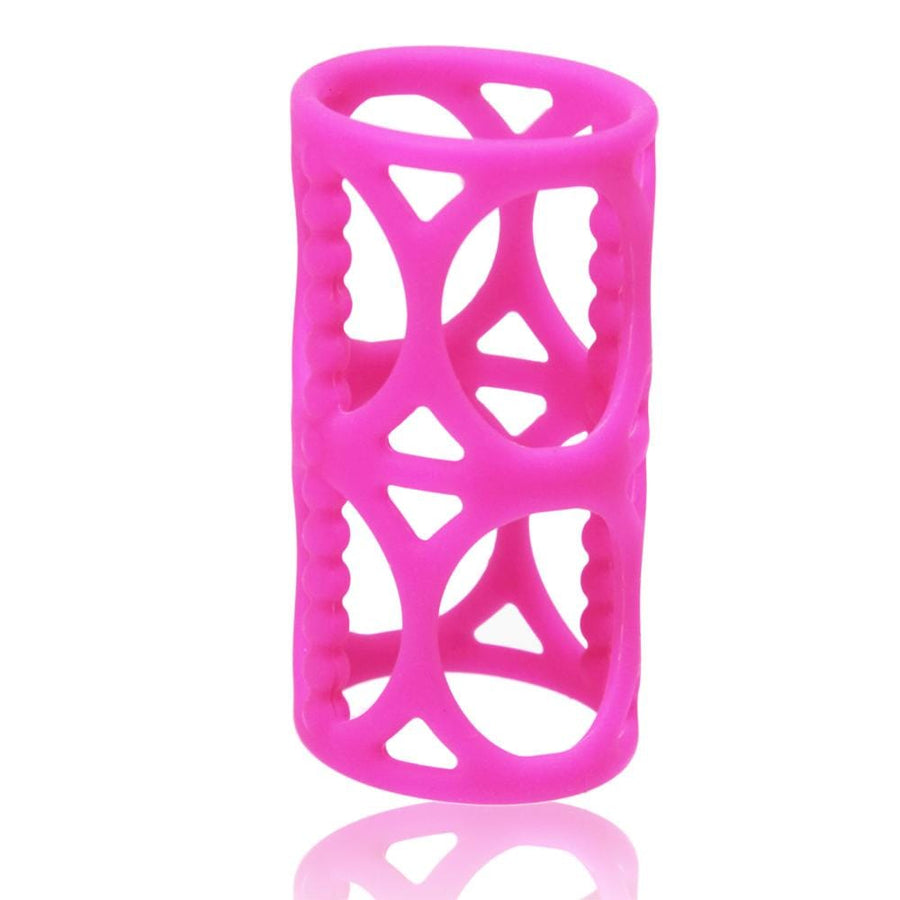 Erection Aid Pink Latex Cock Ring BDSM product view
