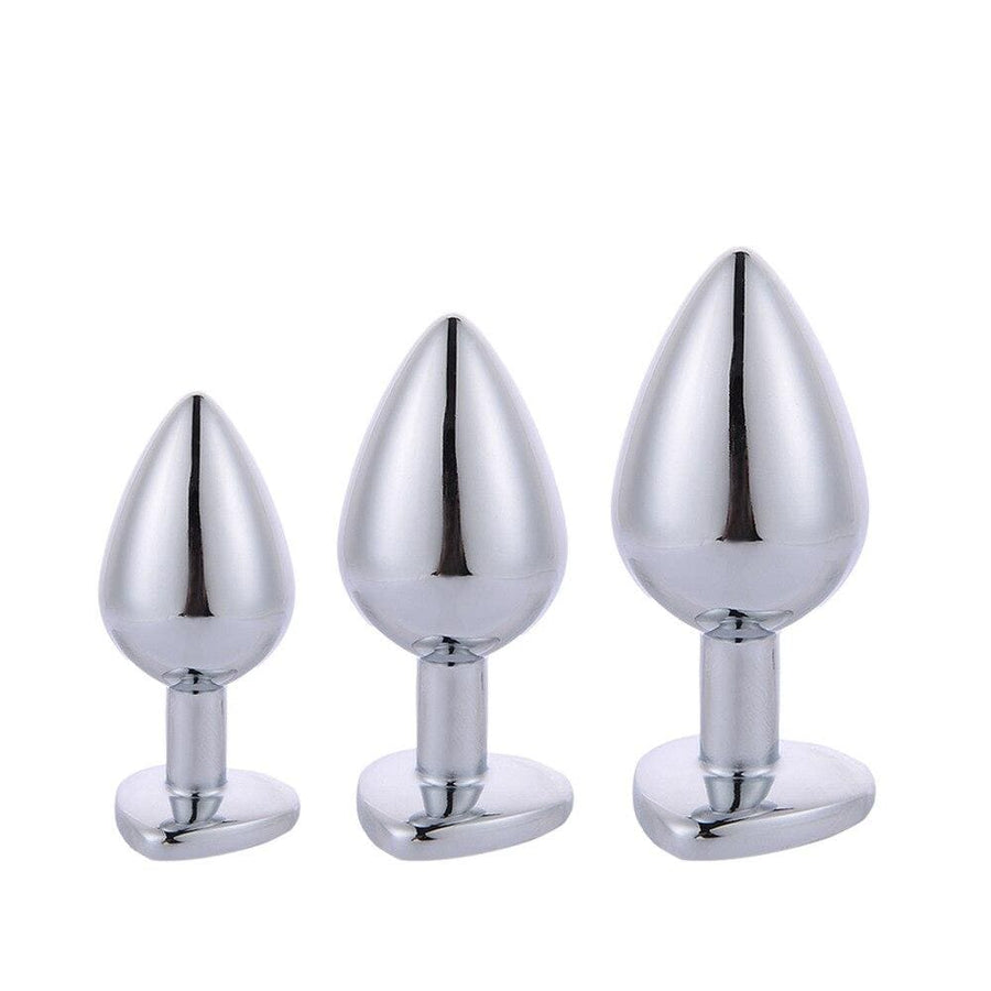 Luxurious Heart-Shaped 3-Piece Anal Training Kit BDSM, gallery view 4