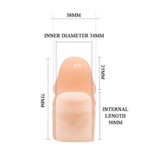 Glans Cover Penis Extension Toy BDSM