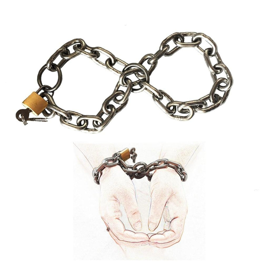 Adjustable Stainless Hand Chains Cuff BDSM, gallery view 2