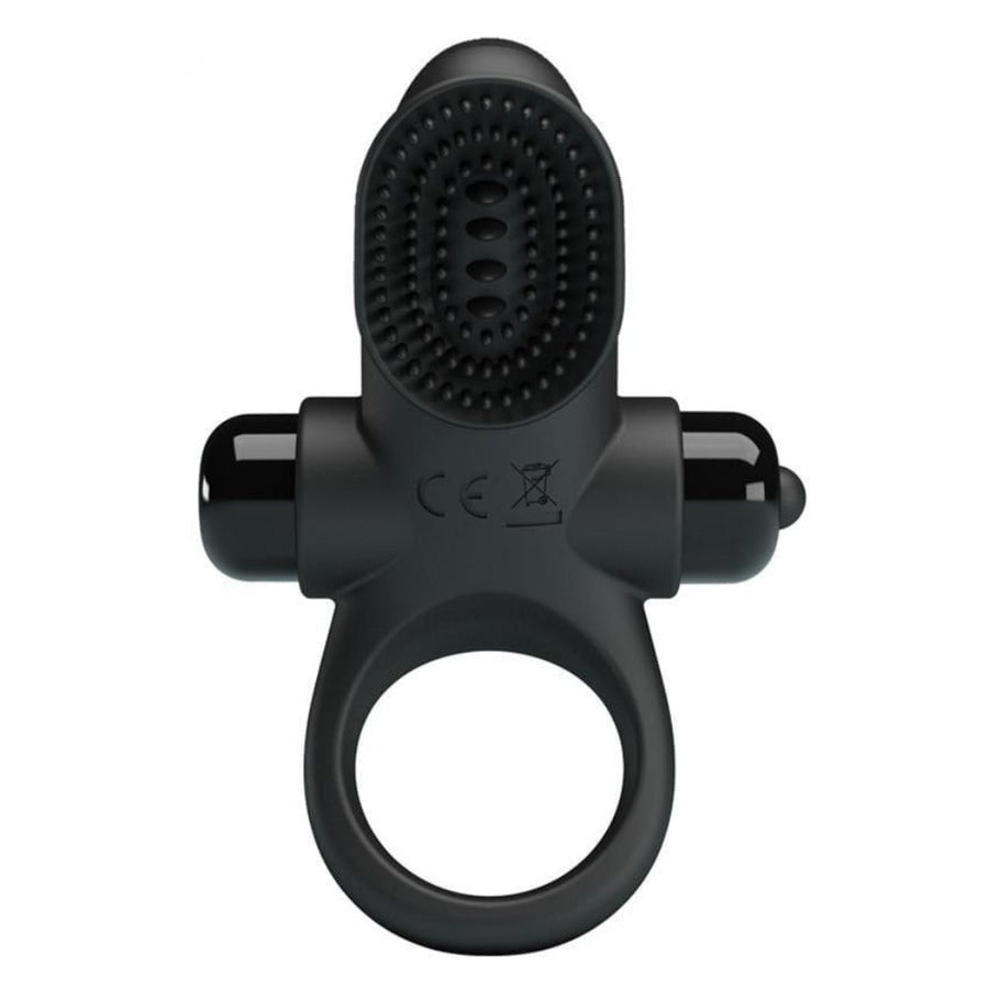 Black Reusable Vibrating Ring product view