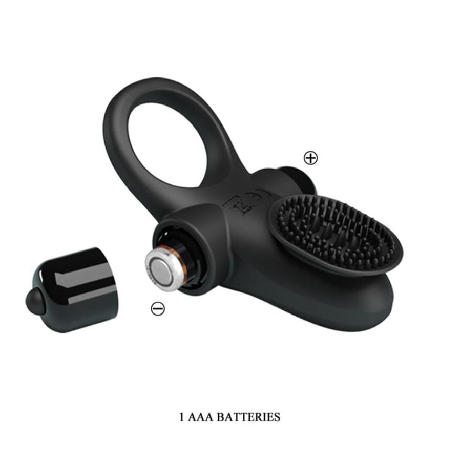 Black Reusable Vibrating Ring, gallery view 5