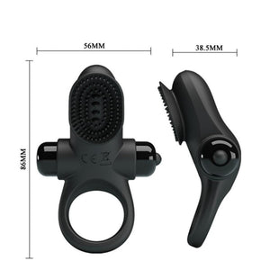 Black Reusable Vibrating Ring sissyloving Black Reusable Vibrating Ring sissyloving