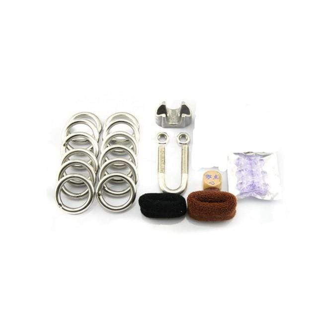BDSM Stainless All Day Penis Stretcher Set product view