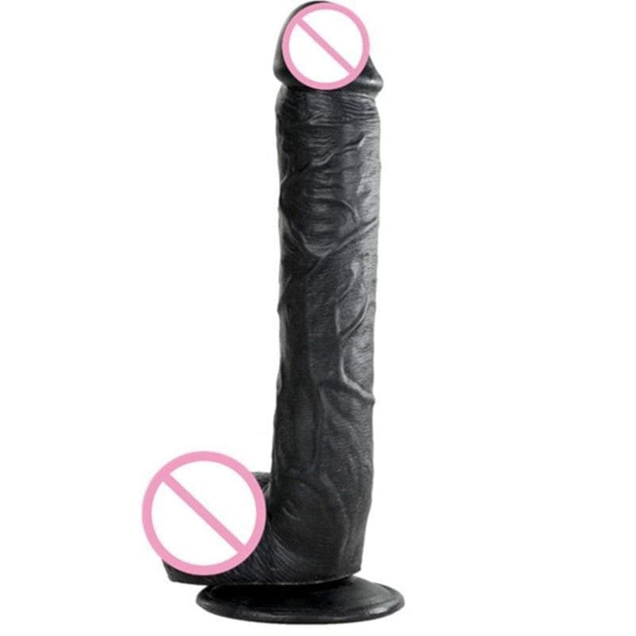 Big Black Realistic Dildo BDSM product view