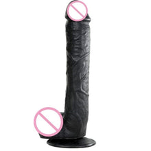 Load image into Gallery viewer, Big Black Realistic Dildo BDSM
