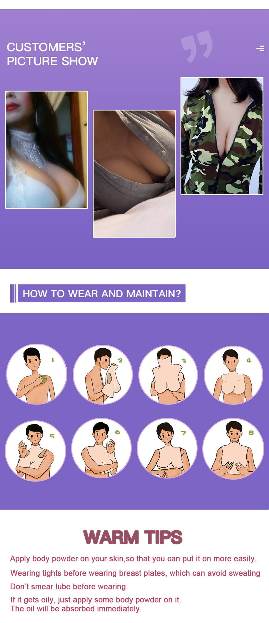 G Cup Breast Forms, gallery view 3