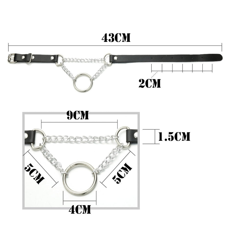 Submissive Slave Choker BDSM DDLG, gallery view 5