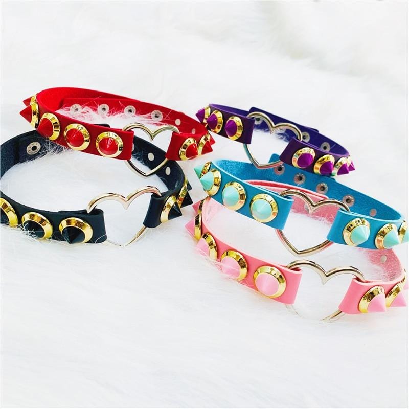Super Trendy Spiked DDLG Chokers product view