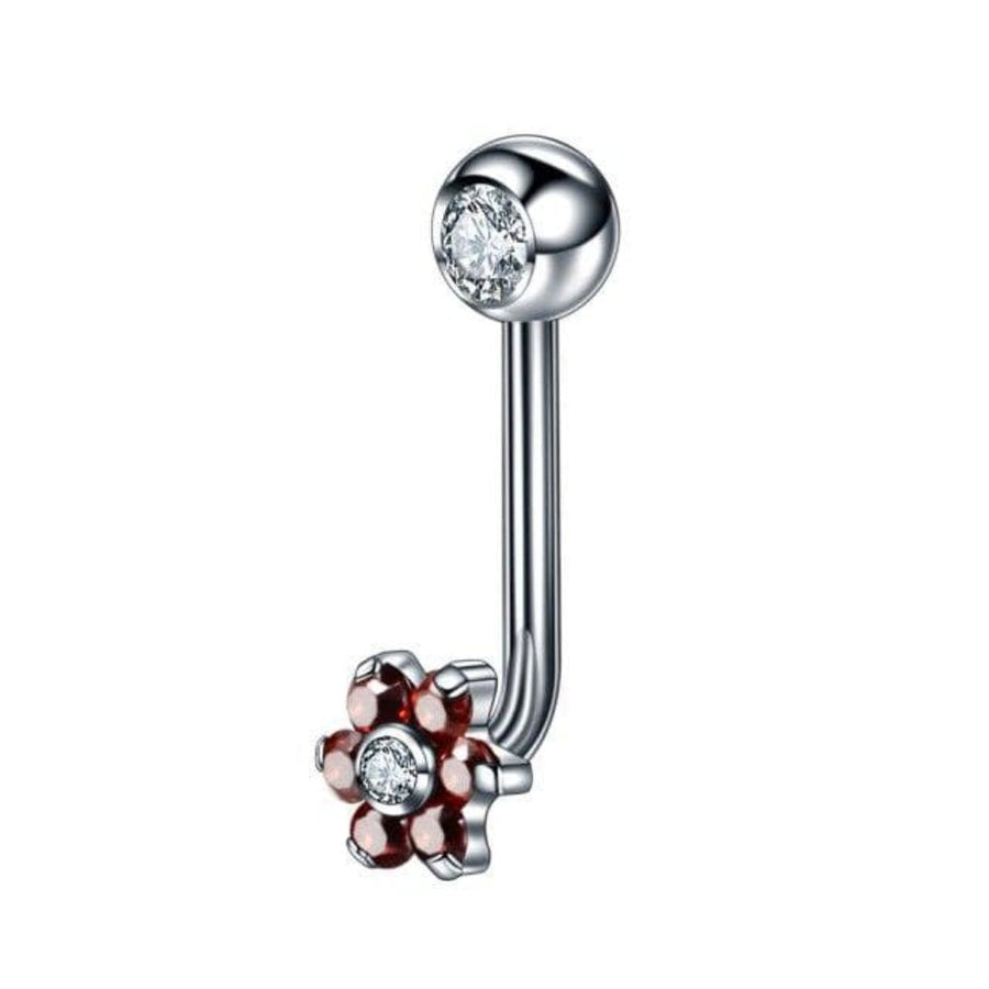 Flower Power Vertical Clit Hood Piercing Jewellery BDSM, gallery view 5