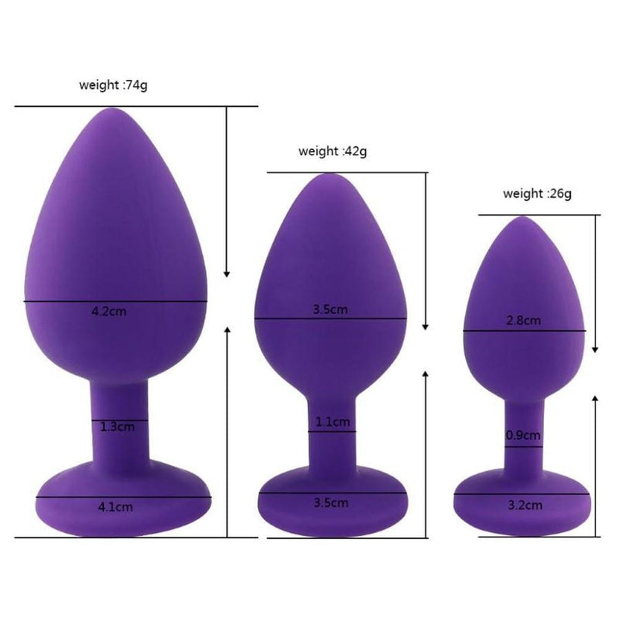 Weighted 3-Piece Anal Training Kit, gallery view 7