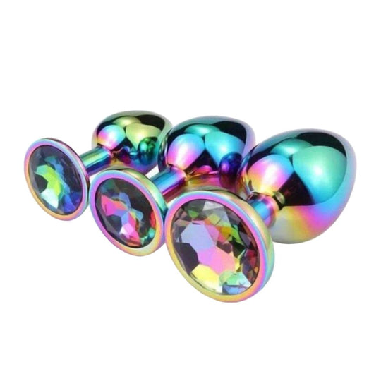 Metallic 3-Piece Anal Training Kit product view