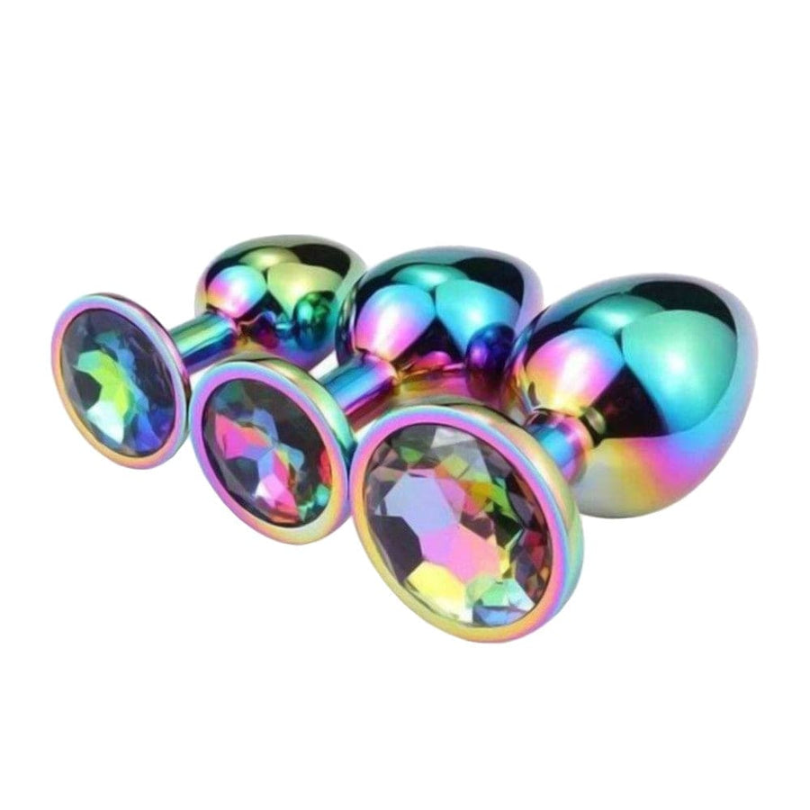 Metallic 3-Piece Anal Training Kit product view