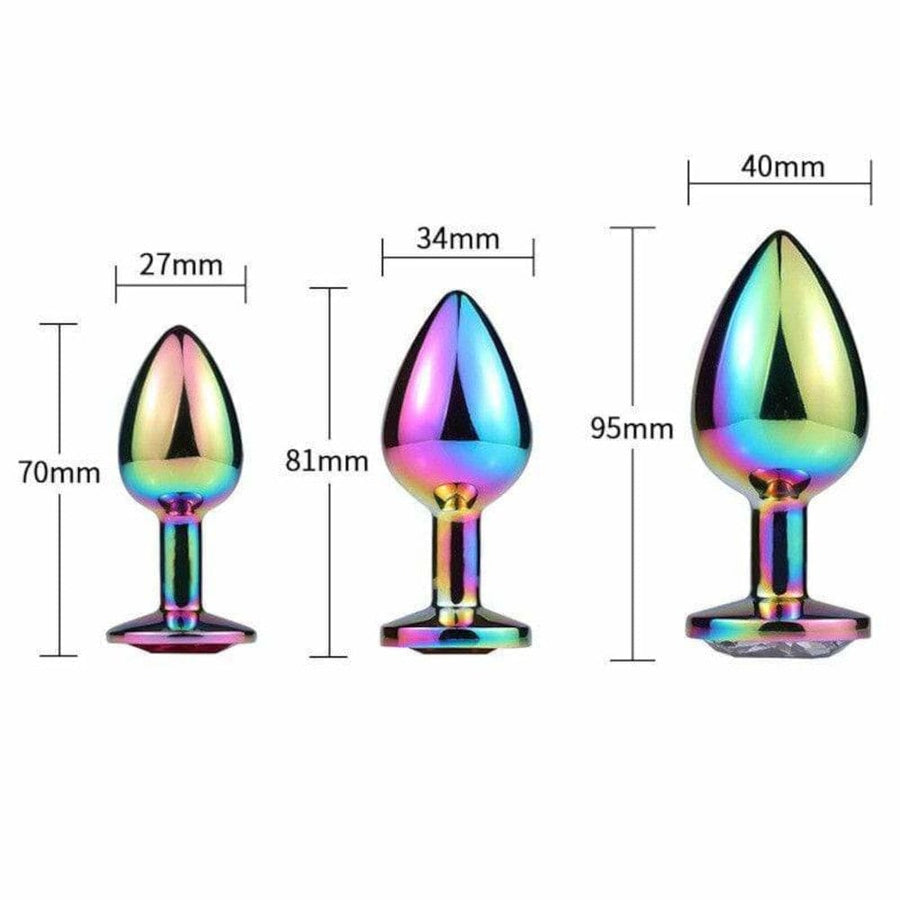 Metallic 3-Piece Anal Training Kit, gallery view 8