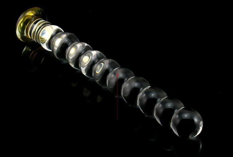 Glass Large Anal Beads, gallery view 2