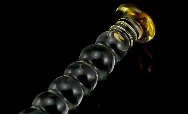 Glass Large Anal Beads, gallery view 5