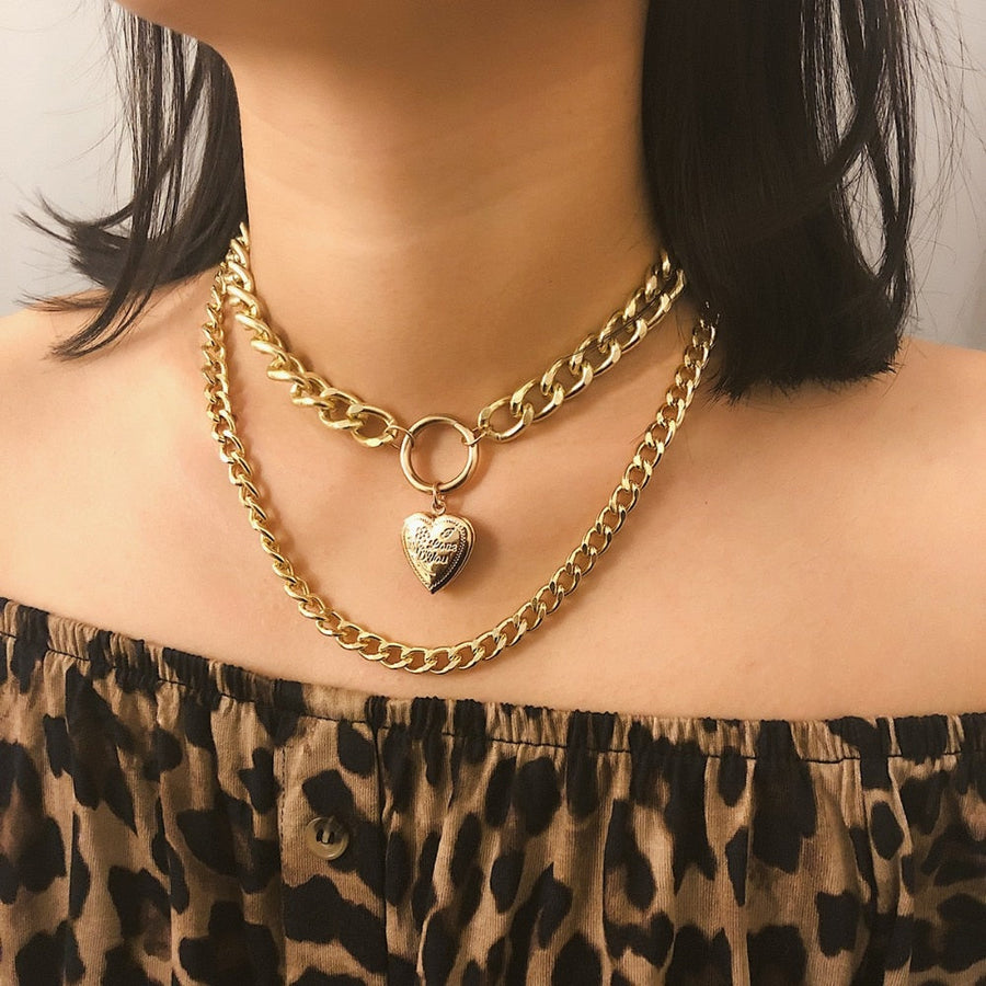 Submissive Locket Choker BDSM DDLG, gallery view 5