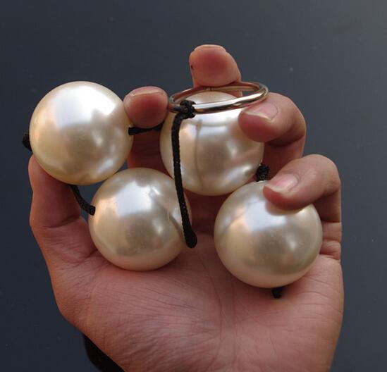 Gold Rear Entry Play Anal Beads, gallery view 4